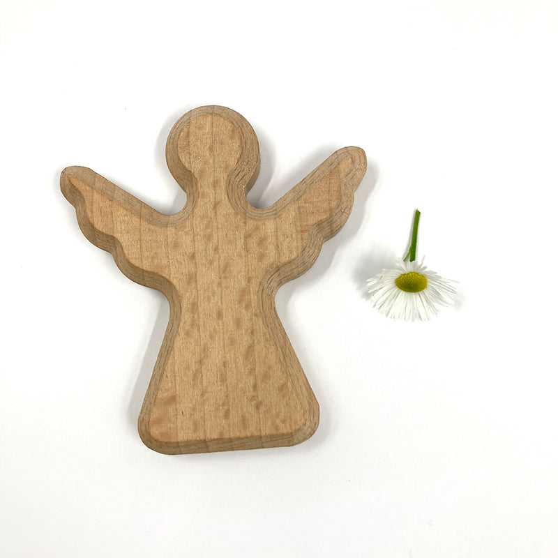 Kleiner Engel  Holz Schutzengel für Kinder Geschenk Taufe Kommunion Firmung Gastgeschenk Handschmeichler Geschenk von Eltern Großeltern Kindergeschenk Taufgeschenk engel Erstkommunion Konfirmation 