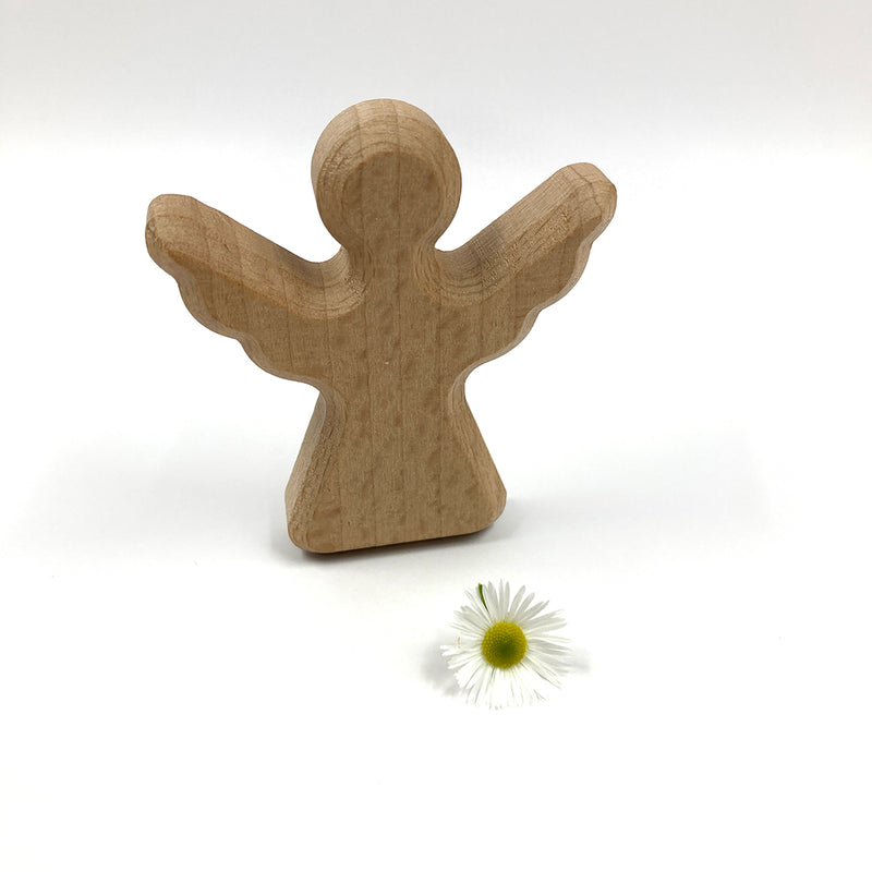 Kleiner Engel  Holz Schutzengel für Kinder kleines Geschenk Taufe Kommunion Firmung Gastgeschenk Handschmeichler Geschenk von Eltern Großeltern Kindergeschenk Taufgeschenk engel Erstkommunion Konfirmation 