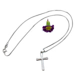 Sterlingsilber Kette mit Kreuzanhänger echt Silber Kreuz Halskette für Mädchen zur Firmung Konfirmation Konfirmationsgeschenk für Mädchen Konfirmationsschmuck 