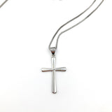 Sterlingsilber Kette mit Kreuzanhänger echt Silber Kreuz Halskette für Mädchen zur Firmung Konfirmation Konfirmationsgeschenk für Mädchen Konfirmationsschmuck 