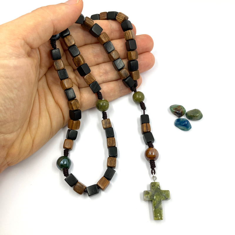 Rosenkranz zur Firmung, Konfirmation, für Jungen, jung, Männer, Männerrosenkranz, Konfirmationsgeschenk, Firmgeschenk, Firmungsgeschenk, Geschenk für Jungen Konfirmation