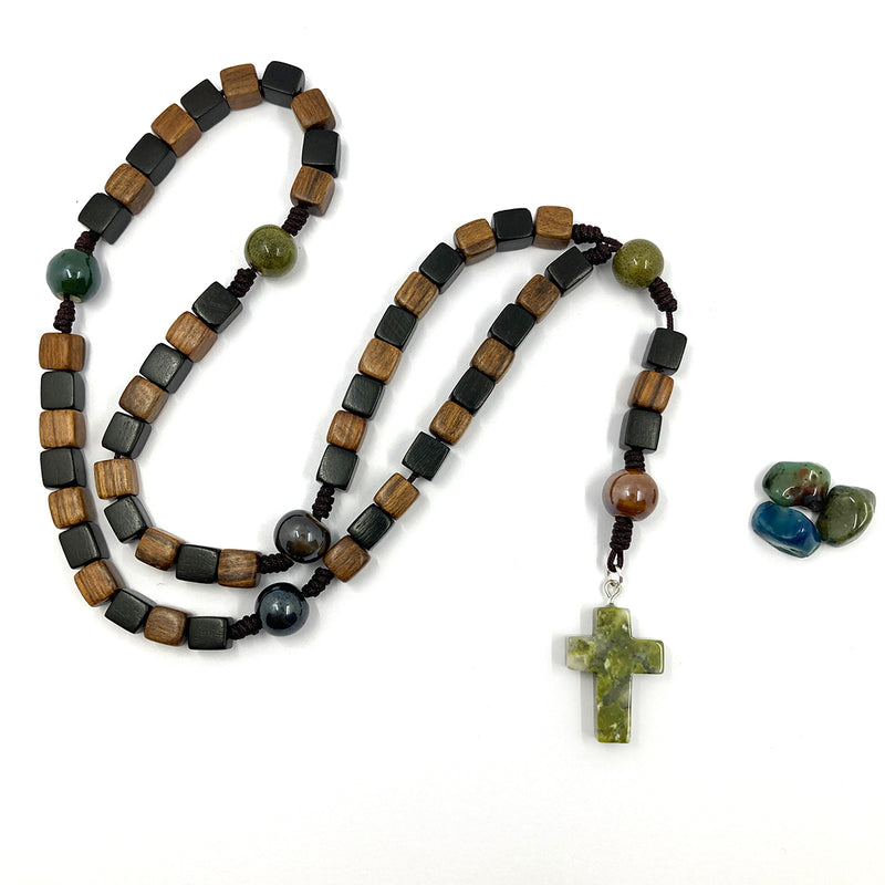 Rosenkranz zur Firmung, Konfirmation, für Jungen, jung, Männer, Männerrosenkranz, Konfirmationsgeschenk, Firmgeschenk, Firmungsgeschenk, Geschenk für Jungen Konfirmation