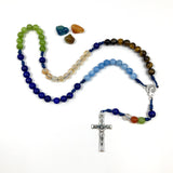 Nonnen 3 Drei Goldenstein Salzburg Edelstein Rosenkranz individualisierbar Namen Namensperlen Namensrosenkranz Rosenkranz mit Name Lapislazuli personalisierbar personalisiert Nonnen Goldenstein Klosterschwestern Salzburg Kämpferinnen Gerechtigkeit drei schwestern Goldenstein Peridot tigerauge Amethyst Aquamarin Karneol Special Edition 