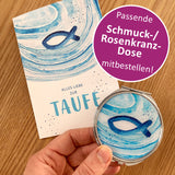 Glückwunschkarte Taufe, Fisch
