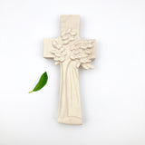 Taufkreuz Geschenk Taufe Erstkommunion Kommunion Geschenk Hauseinzug Hausbau Geschenk Holzkreuz Wandkreuz schönes Motiv Lebensbaum Baum