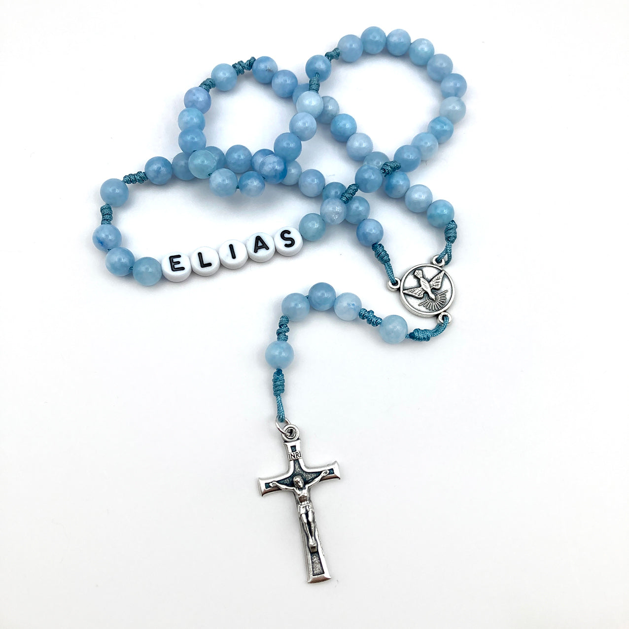 Personalisierter Rosenkranz Edelstein Name » rosenkranz-shop ...