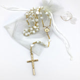 echt Perlmutt Rosenkranz weiß weiss Mittelstück Herz gold mit Herz Herzchen Zwischenperlen goldfarben Rosenkranzdose Dose für Rosenkranz kommunionsrosenkranz rosenkranzkette echt perlmut kommunionsgeschenk Erstkommunion Etui Aufbewahrung Rosenkranz Metalldose Schmuckdose Schmuckaufbewahrung Taufschmuck Geschenk Konfirmation Firmung KommunionErstkommunion Taufe Taufgeschenk für Mädchen katholisches 