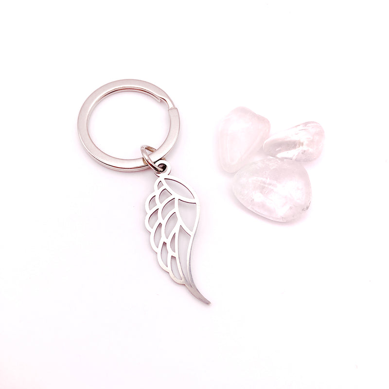 Schlüsselanhänger Engel, Engelsanhänger, Schutzengel, Schlüsselring mit Engel, Schutzengel, Herz, Herzanhänger Blumen für Mädchen rosa blau türkis orange kleines Weihnachtsgeschenk für Mädchen Jungen Jungs Kinder Frauen Mama Oma beste Freundin günstig billig Engelflügel Flügel Anhänger Papa Opa