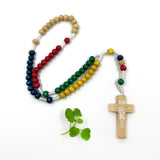 Kinderrosenkranz, Rosenkranz Kinder, Gebetskette, bunt, Missionsrosenkranz, Missionarsrosenkranz, missinario