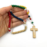 Kinderrosenkranz, Rosenkranz Kinder, Gebetskette, bunt, Missionsrosenkranz, Missionarsrosenkranz, missinario