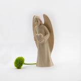 Engel, Schutzengel aus Holz, Holzfigur, Engelsfigur, Geschenkidee Geburt, Taufe, Geschenk zur Kommunion,  Schutzengel für Kinder, Erstkommunion